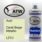 Preview: Audi, Carat Beige Metallic, LZ1U: 400ml Sprühdose, von ATW Autoteile West.